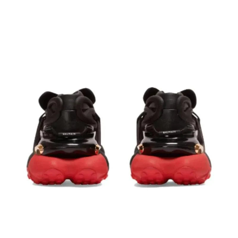 BALMAIN Unicorn Low 'Black Red'
