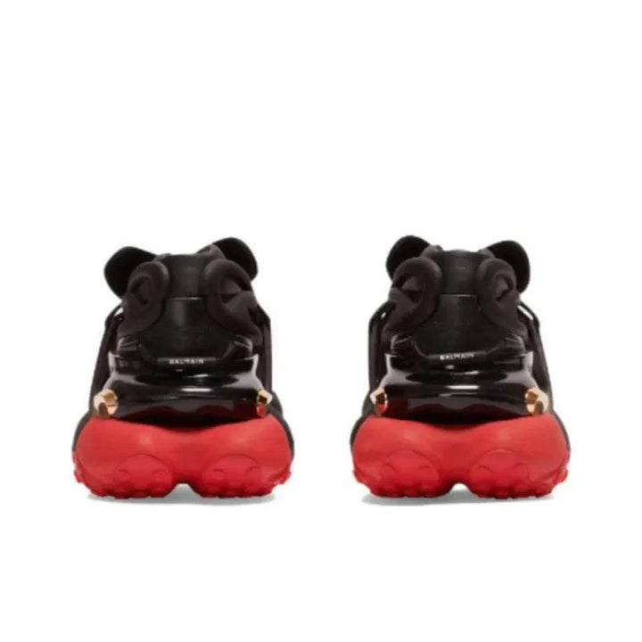 BALMAIN Unicorn Low 'Black Red'
