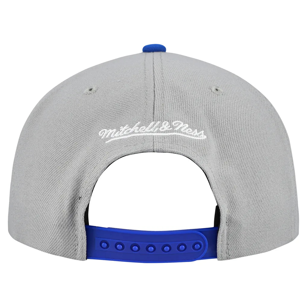 Los Angeles Dodgers Mitchell & Ness Cooperstown Collection Basic Flip Snapback Hat - Gray