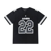 Amiri 22 Black T-Shirt Without Collar Techwosell