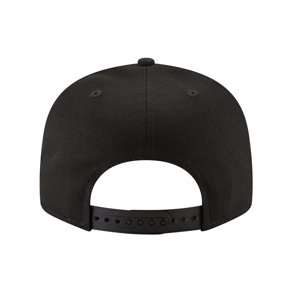Los Angeles Dodgers New Era 2024/25 Back-to-Back Champions Diamond Side Patch 9FIFTY Snapback Hat - Black Techwosell