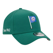 New York Mets New Era Pin Seeker 9FORTY A-Frame Adjustable Hat - Green Techwosell