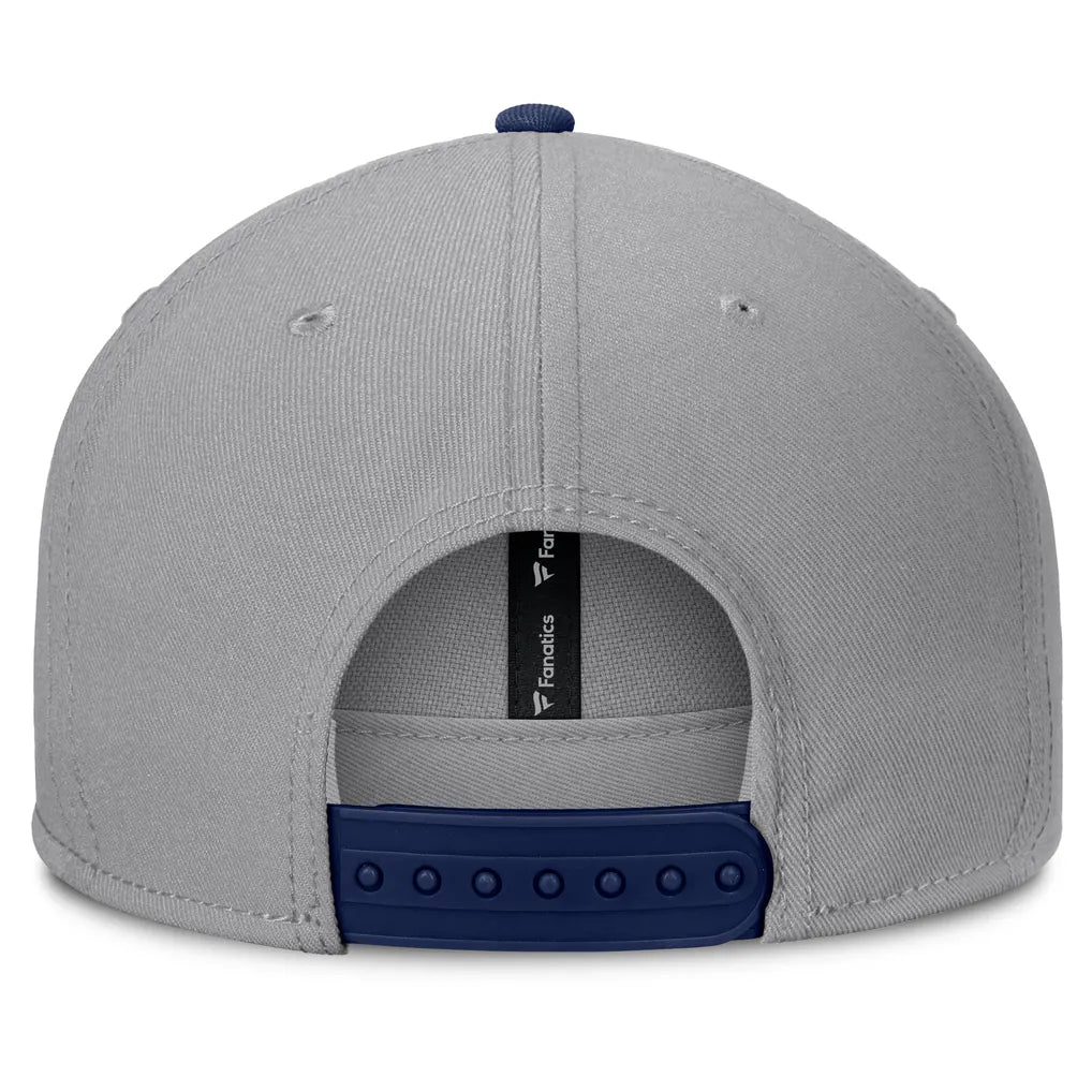 Atlanta Braves Fanatics Punchout Snapback Hat - Gray