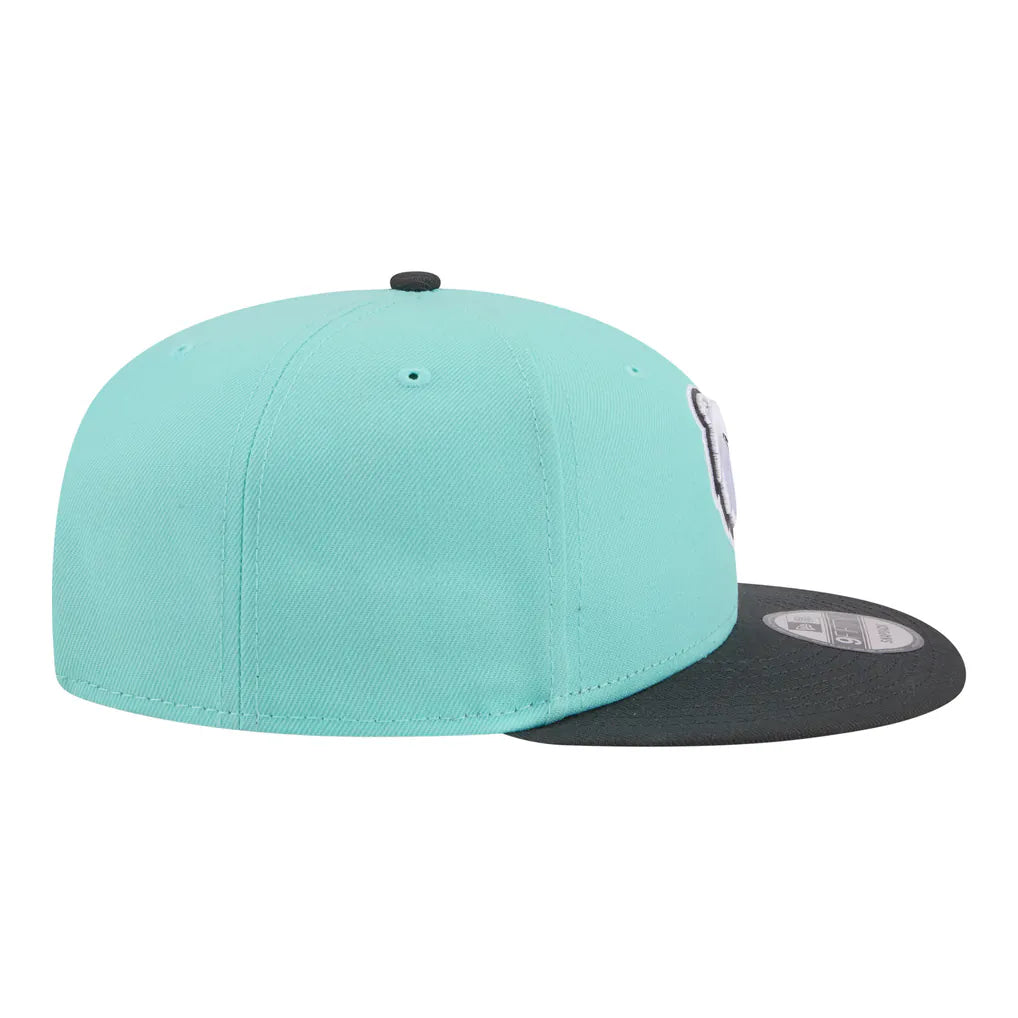 Memphis Grizzlies New Era Color Pack Two-Tone 9FIFTY Snapback Hat - Turquoise/Charcoal