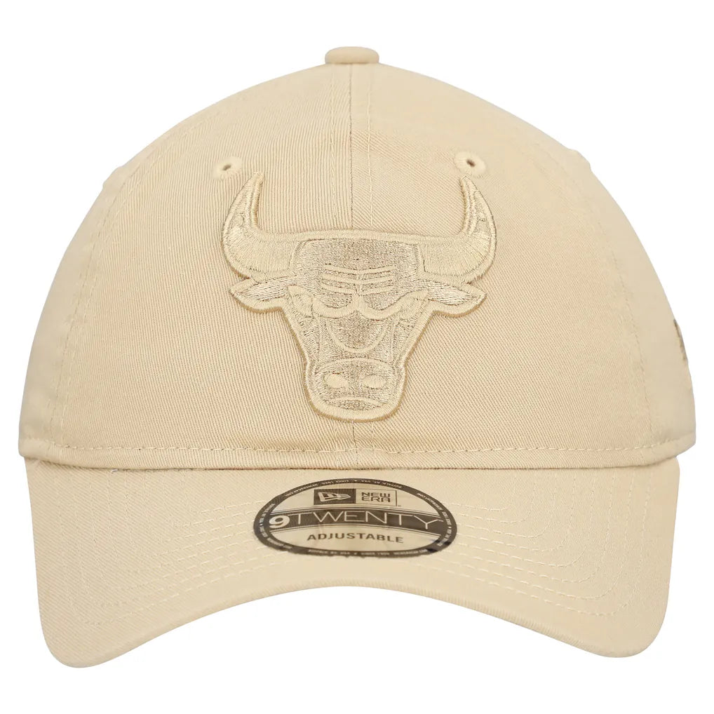 Chicago Bulls New Era Color Pack Tonal 9TWENTY Adjustable Hat - Khaki Techwosell