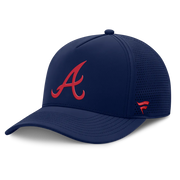 Atlanta Braves Fanatics Men's Perforated Adjustable Hat - Navy Techwosell