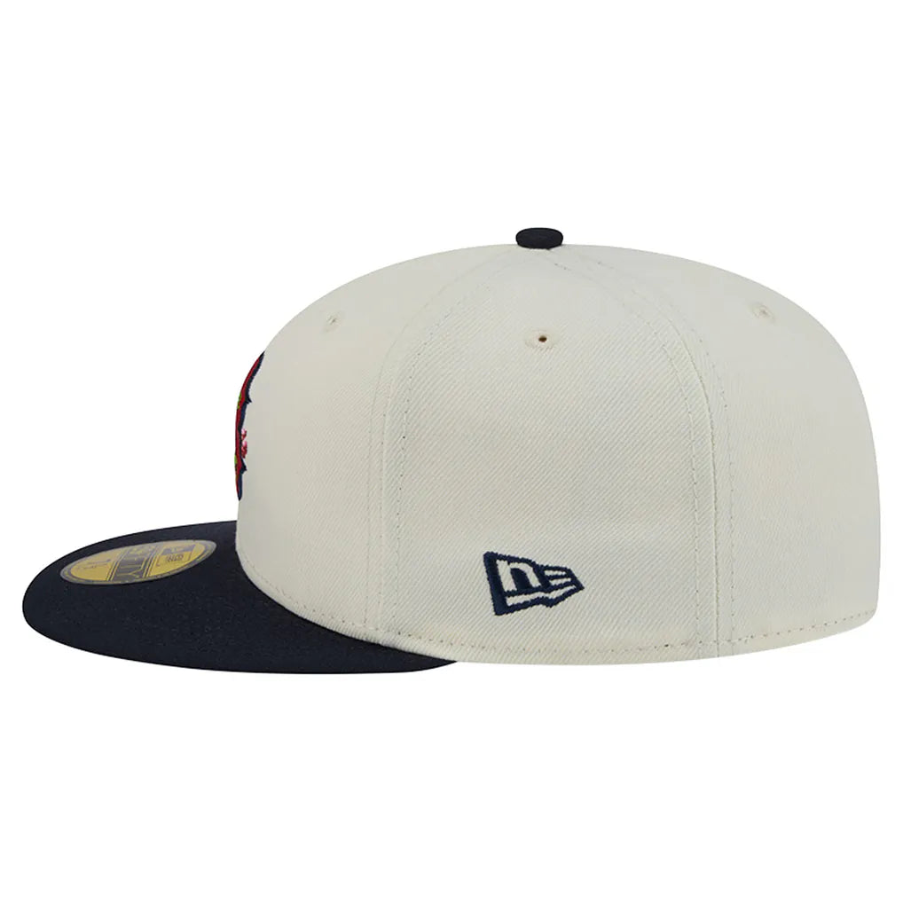 Boston Red Sox New Era Blossom 59FIFTY Fitted Hat - White/Navy
