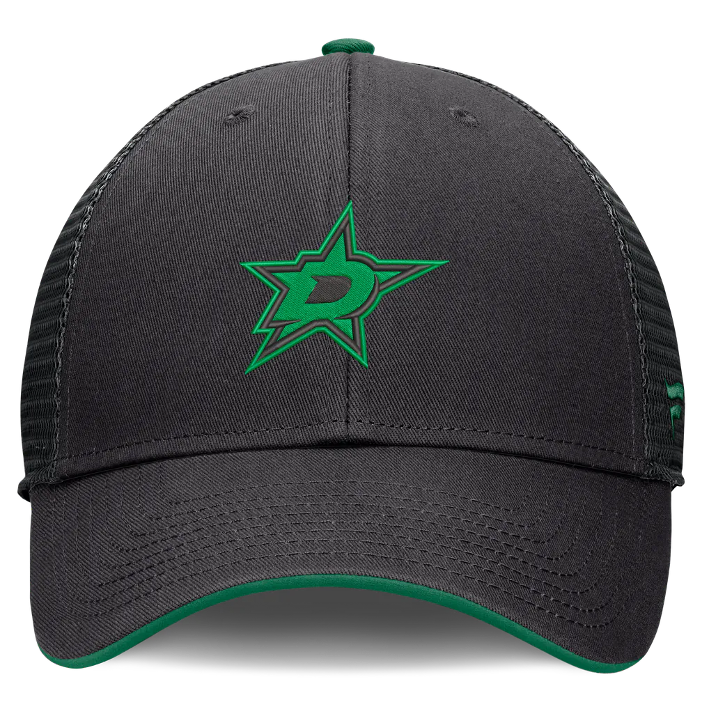 Dallas Stars Fanatics Fundamental Limits Trucker Adjustable Hat - Black