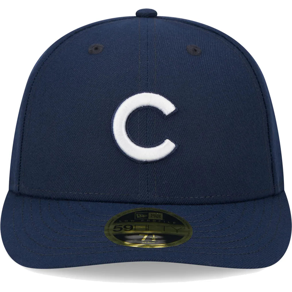 Chicago Cubs New Era Oceanside Low Profile 59FIFTY Fitted Hat - Navy Techwosell