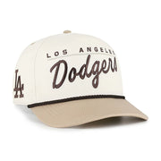 Los Angeles Dodgers '47 Neutral Terrain Hitch Rope Adjustable Hat - Natural/Tan Techwosell