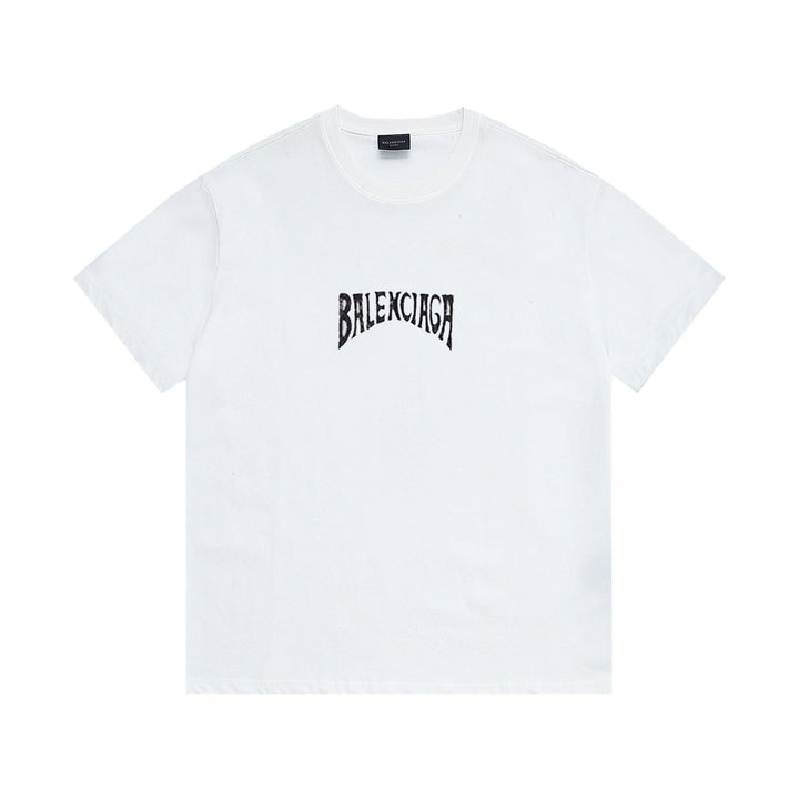 Balenciaga White T-Shirt Without Collar