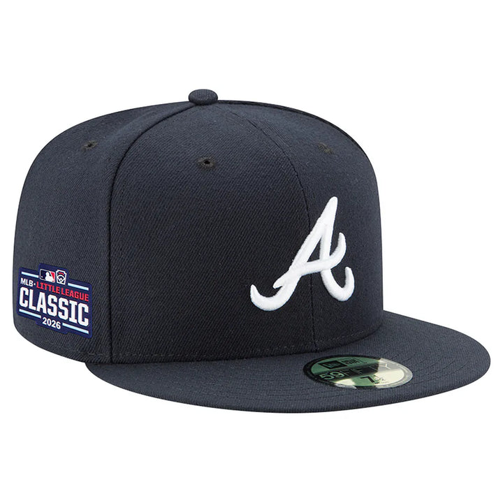 Atlanta Braves New Era 2026 Little League Classic Authentic Collection 59FIFTY Fitted Hat - Navy