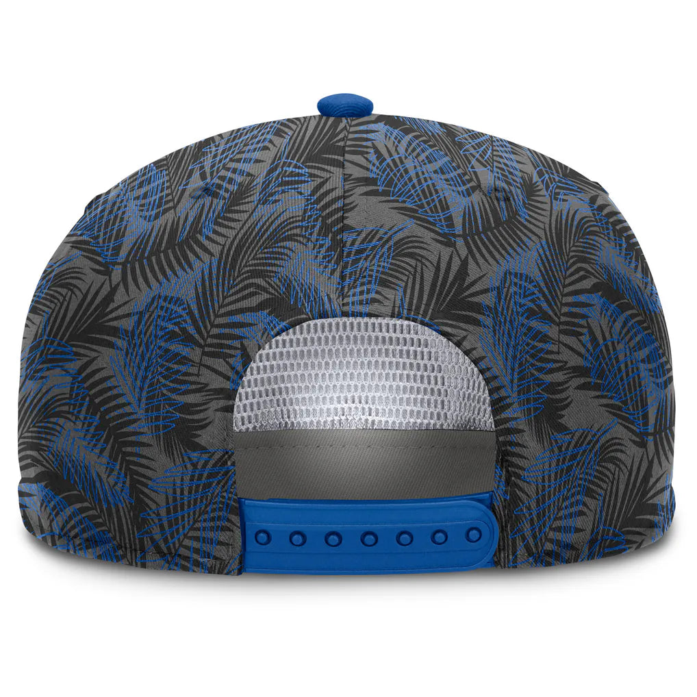 Chicago Cubs Fanatics Spring Training Moon Golfer Adjustable Hat - Gray/Royal Techwosell