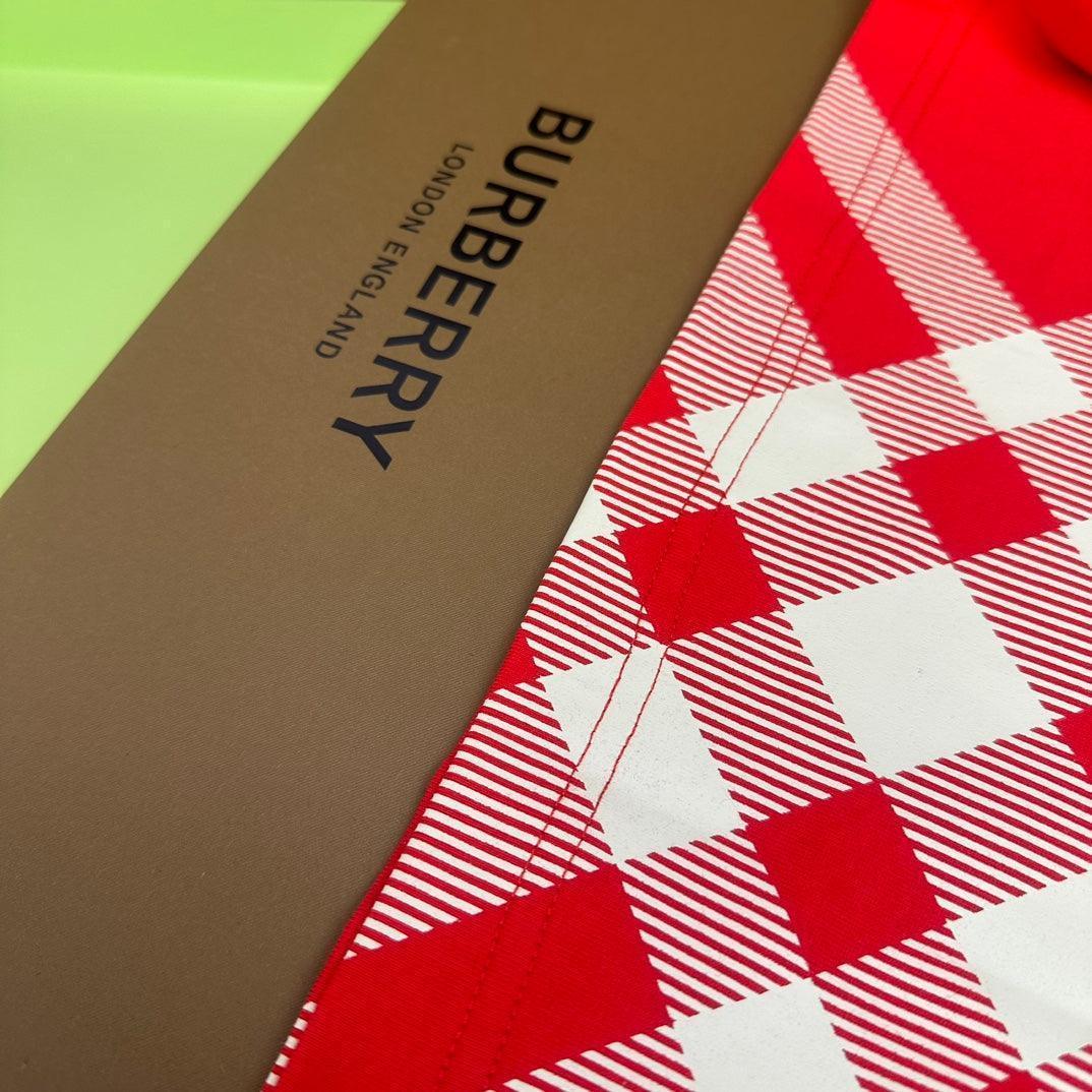 Burberry T-Shirt Without Collar 'Red'
