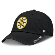 Boston Bruins Fanatics Women's Core Logo Adjustable Hat - Black Techwosell