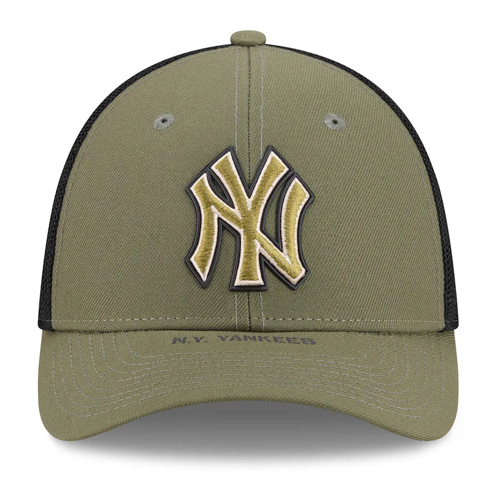 New York Yankees New Era 2026 Armed Forces Day 39THIRTY M-Crown Flex Hat - Olive Techwosell