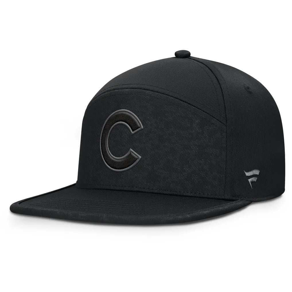 Chicago Cubs Fanatics Platoon Snapback Hat - Black Techwosell