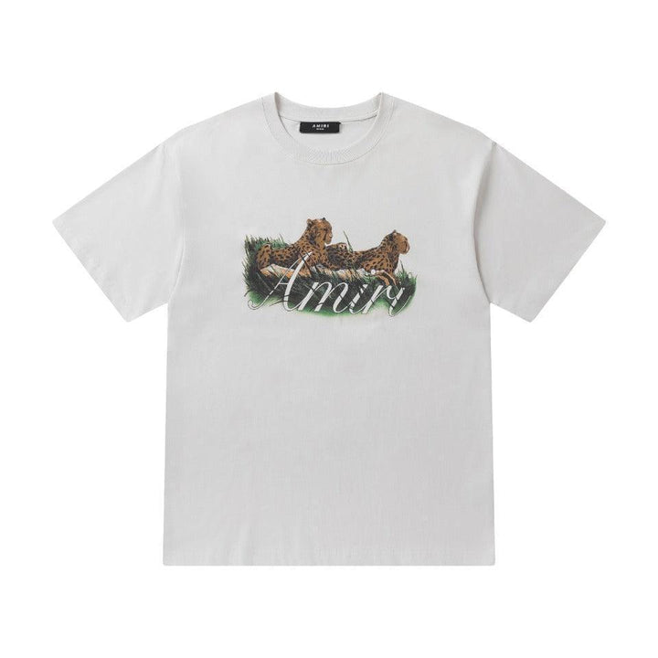 Amiri Tiger White T-Shirt Without Collar
