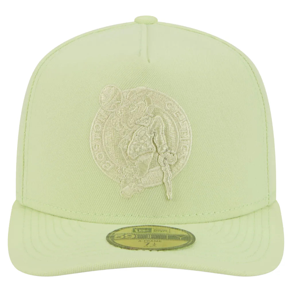 Boston Celtics New Era Colorpack A-Frame Pinch Front 59FIFTY Fitted Hat - Green Techwosell