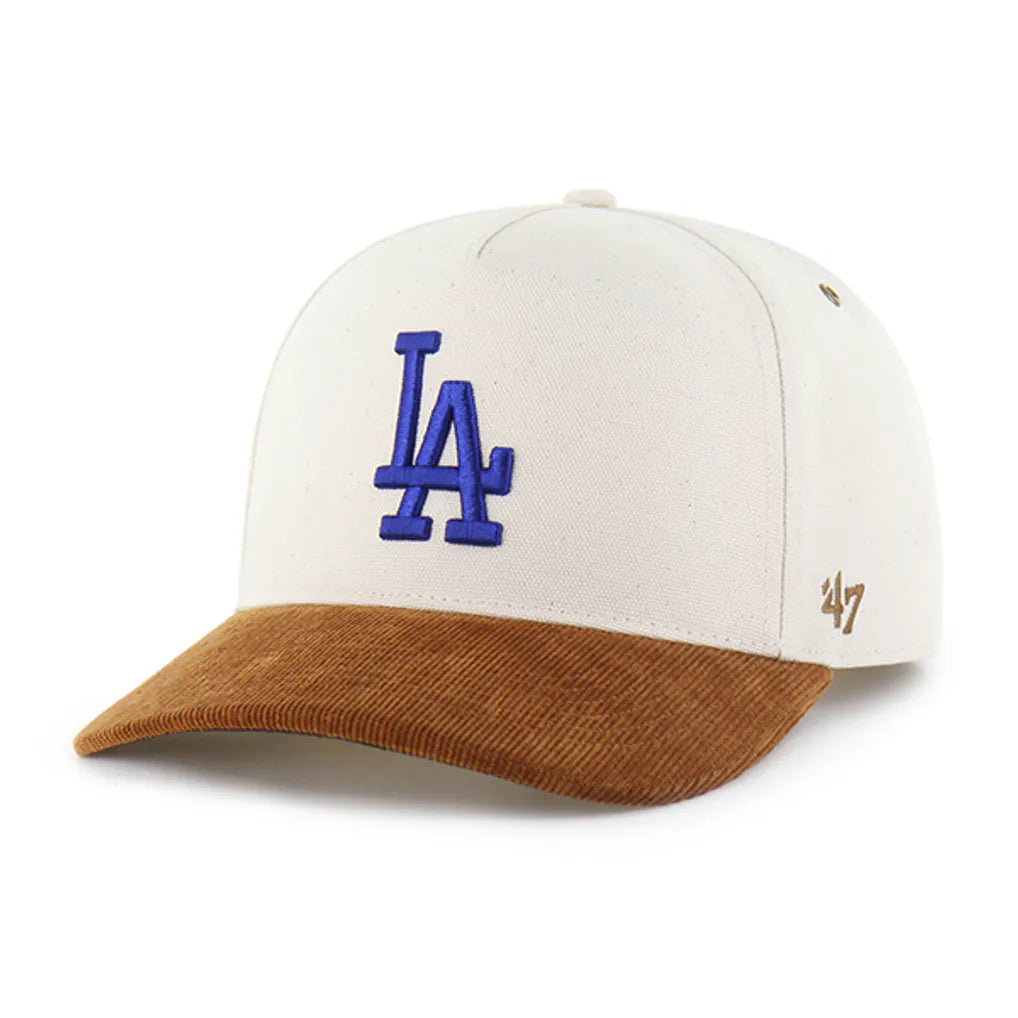 Los Angeles Dodgers Carhartt x '47 Undyed Relaxed Hitch Adjustable Hat - Natural/Brown Techwosell