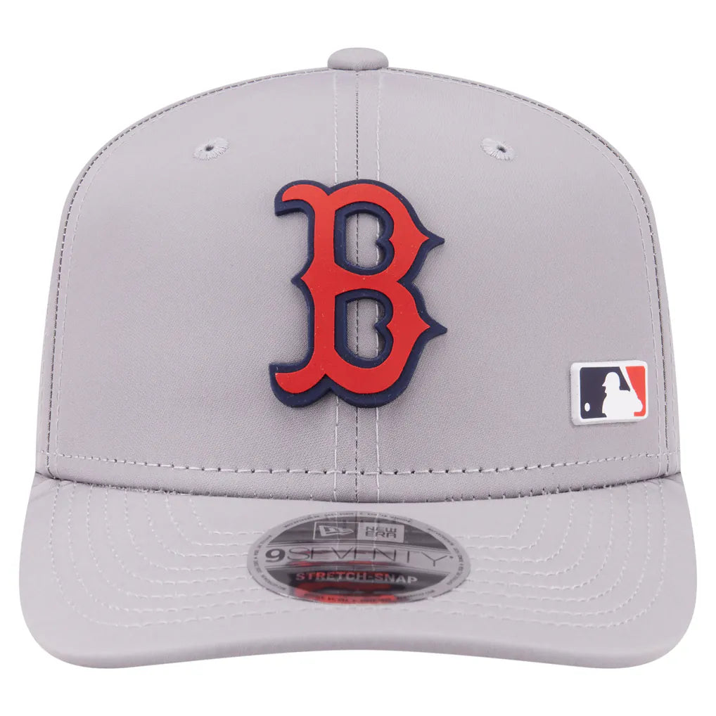 Boston Red Sox New Era Laser Perforated 9SEVENTY Adjustable Hat - Gray Techwosell