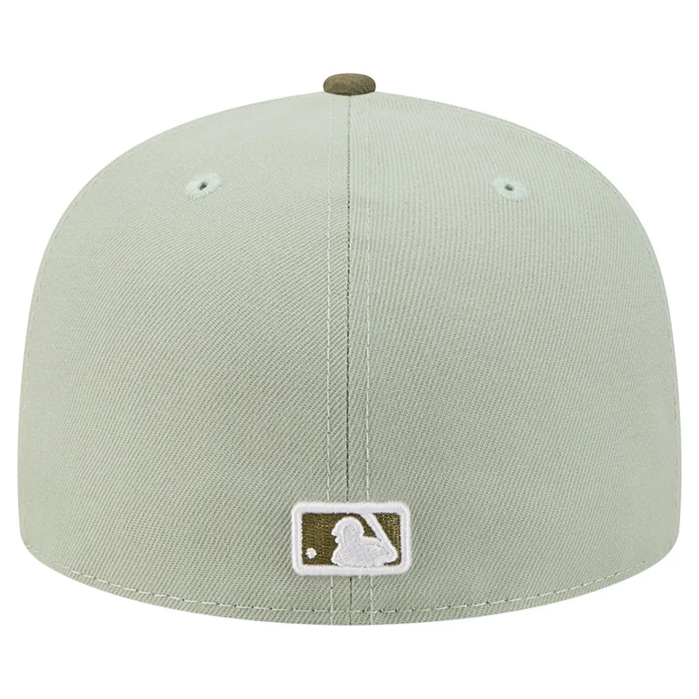 Los Angeles Dodgers New Era Color Pack 59FIFTY Fitted Hat - Green/Olive Techwosell