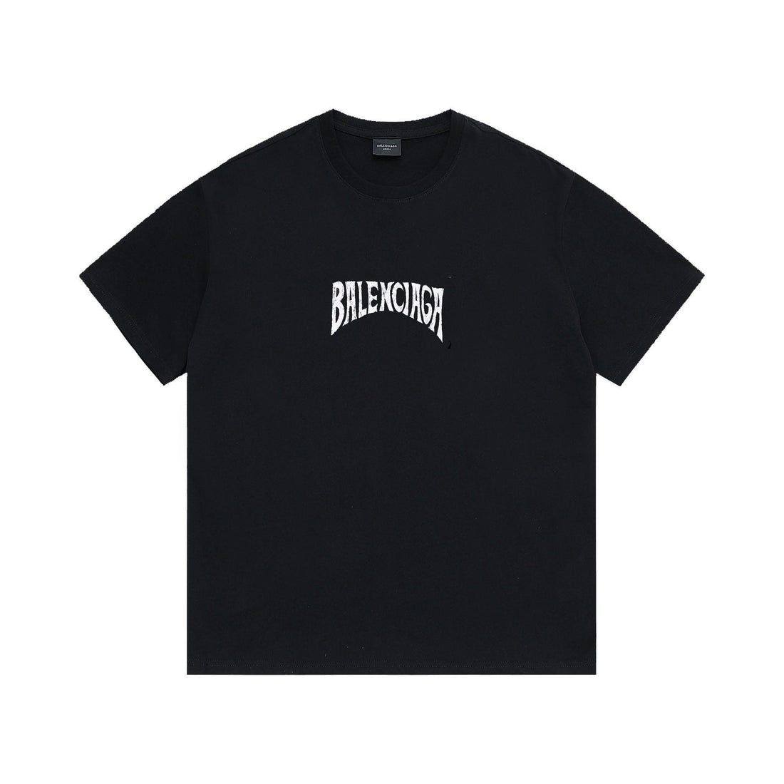 Balenciaga Black T-Shirt Without Collar Techwosell