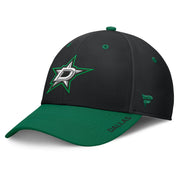 Dallas Stars Fanatics Authentic Pro Rink Stretch Hat - Black/Green Techwosell