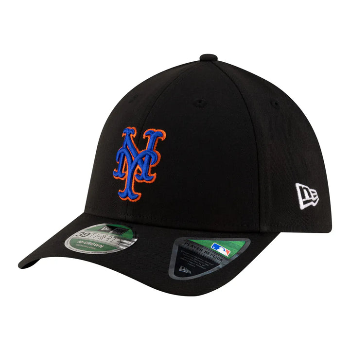 New York Mets New Era Alternate Player Replica 39THIRTY M-Crown Flex Hat - Black