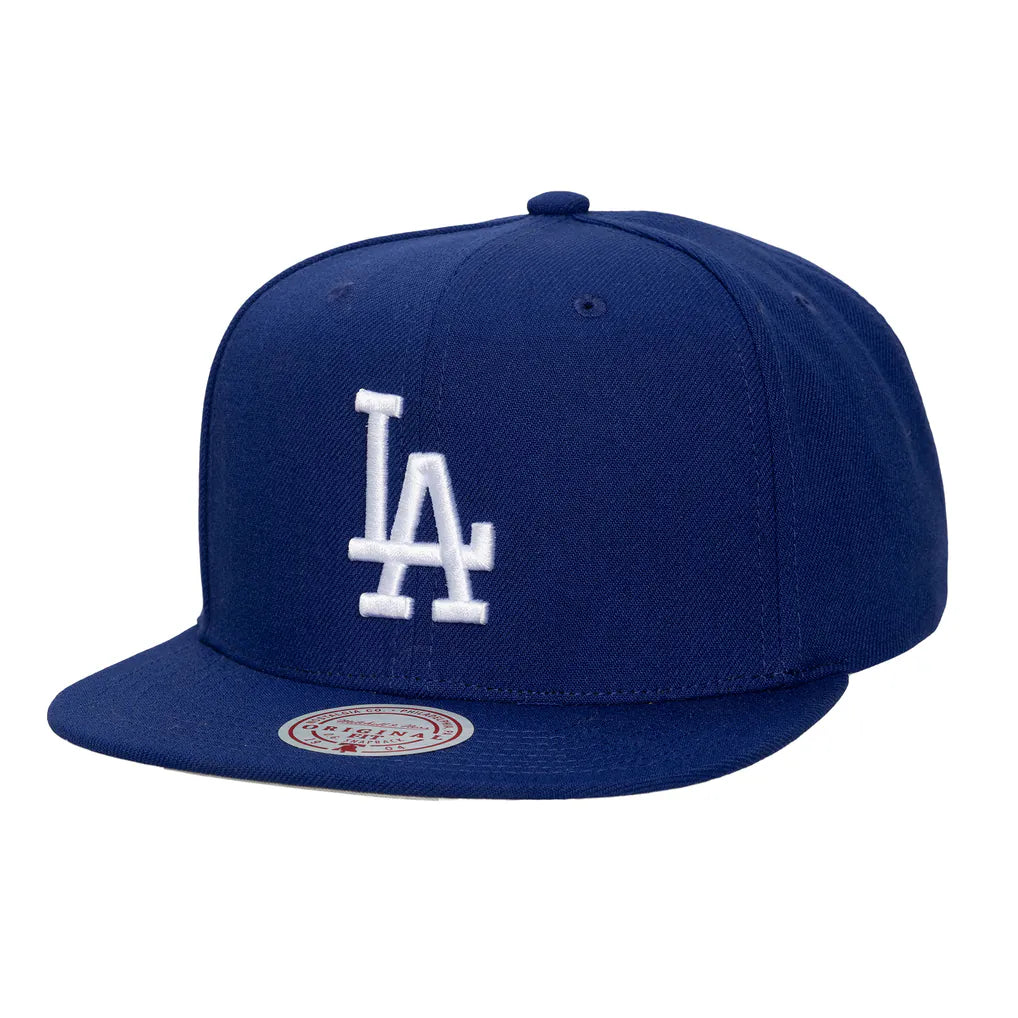Los Angeles Dodgers Mitchell & Ness Unisex Side Logo Snapback Hat - Royal Techwosell