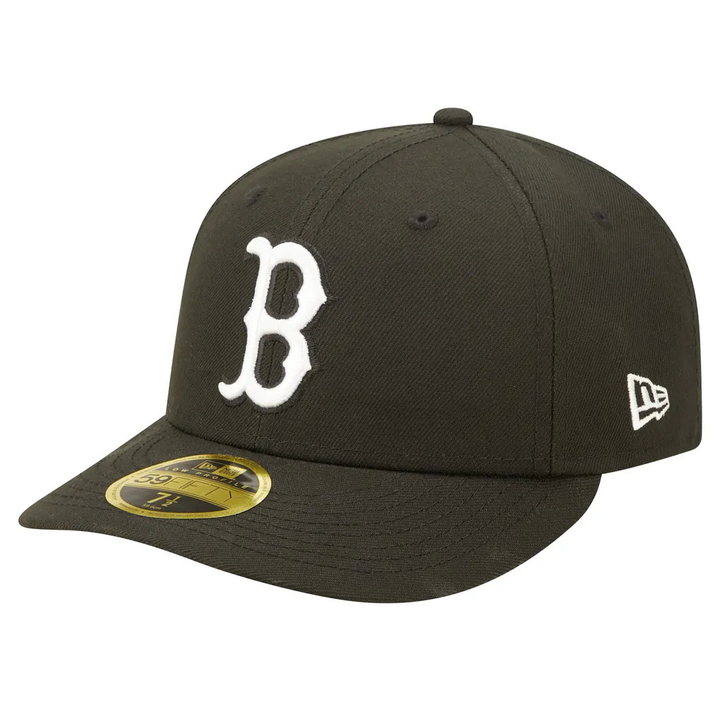Boston Red Sox New Era Low Profile 59FIFTY Fitted Hat - Black Techwosell