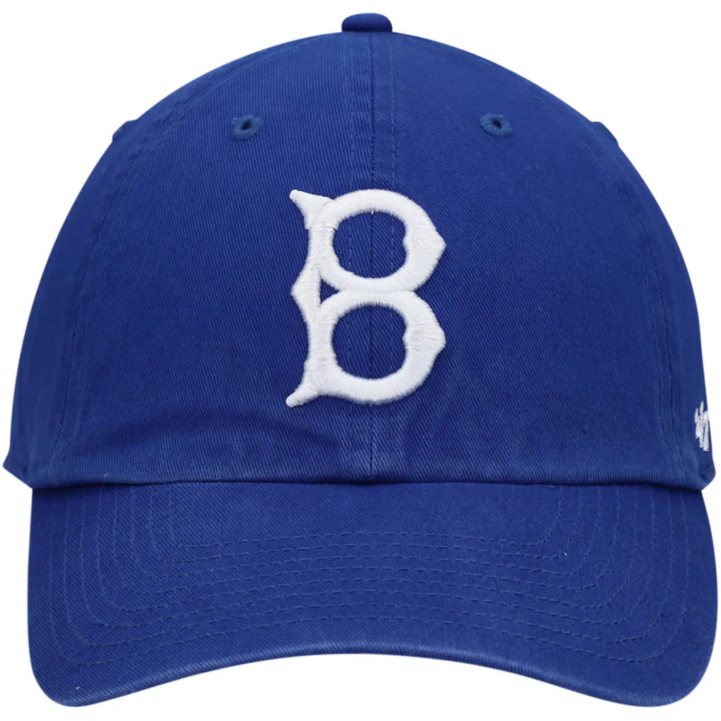 Brooklyn Dodgers '47 1949 Logo Cooperstown Collection Clean Up Adjustable Hat - Royal Techwosell