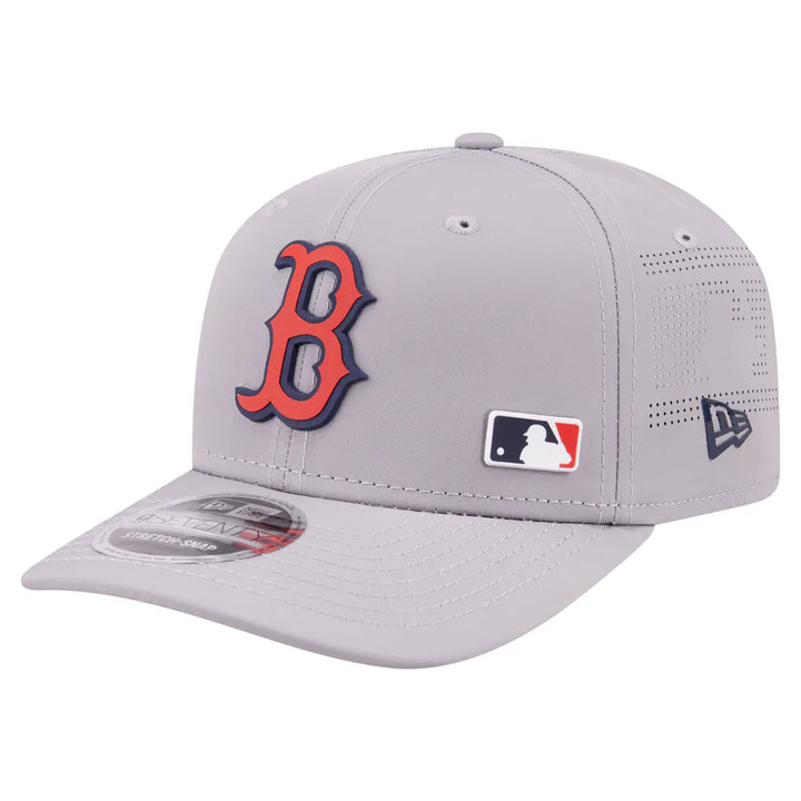 Boston Red Sox New Era Laser Perforated 9SEVENTY Adjustable Hat - Gray