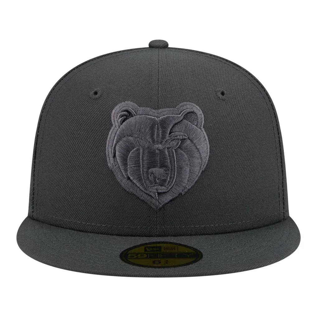 Memphis Grizzlies New Era Tonal Color Pack 59FIFTY Fitted Hat - Charcoal