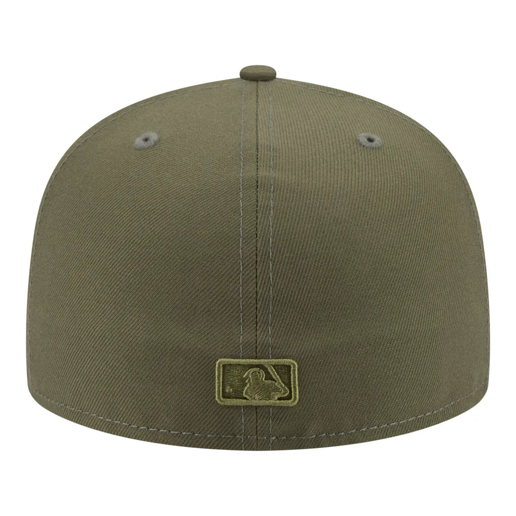 Chicago Cubs New Era Color Pack 59FIFTY Fitted Hat - Olive Techwosell