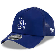 Los Angeles Dodgers New Era 2026 Batting Practice Apex 9FORTY Adjustable Trucker Hat - Royal Techwosell
