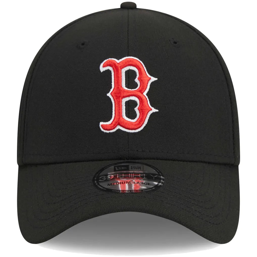 Boston Red Sox New Era Logo 39THIRTY Flex Hat - Black
