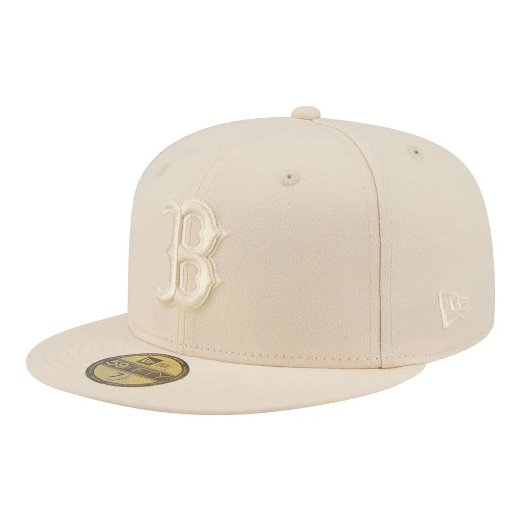 Boston Red Sox New Era Color Pack 59FIFTY Fitted Hat - Cream