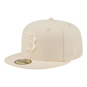 Boston Red Sox New Era Color Pack 59FIFTY Fitted Hat - Cream Techwosell