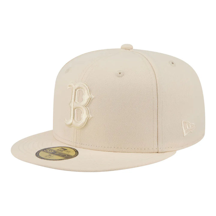 Boston Red Sox New Era Color Pack 59FIFTY Fitted Hat - Cream