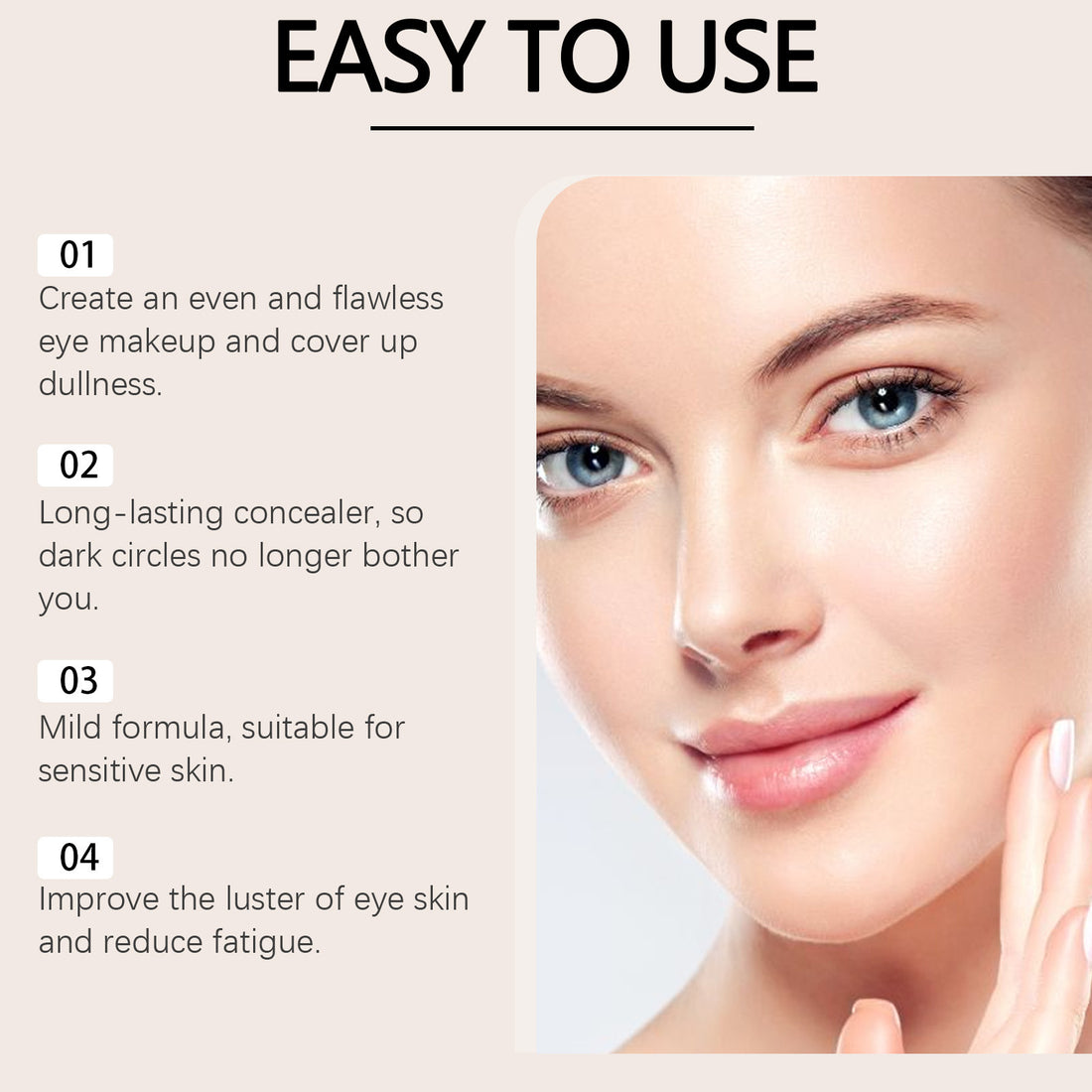 Concealer Light Texture Fit Smear-proof Makeup