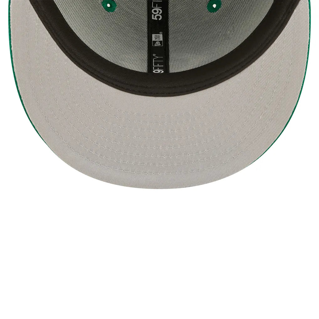 New York Mets New Era White Logo 59FIFTY Fitted Hat - Kelly Green