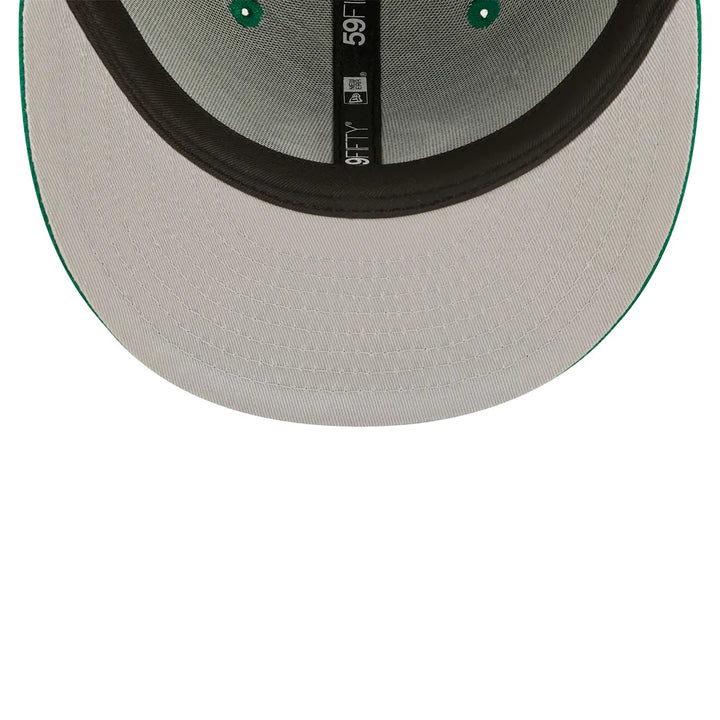 New York Mets New Era White Logo 59FIFTY Fitted Hat - Kelly Green
