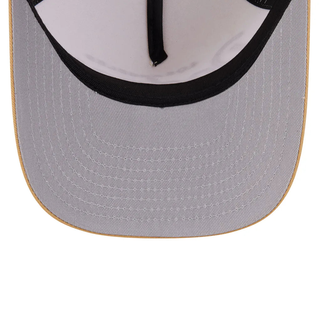 Los Angeles Dodgers New Era Herringbone 9FIFTY A-Frame Snapback Hat - Cream