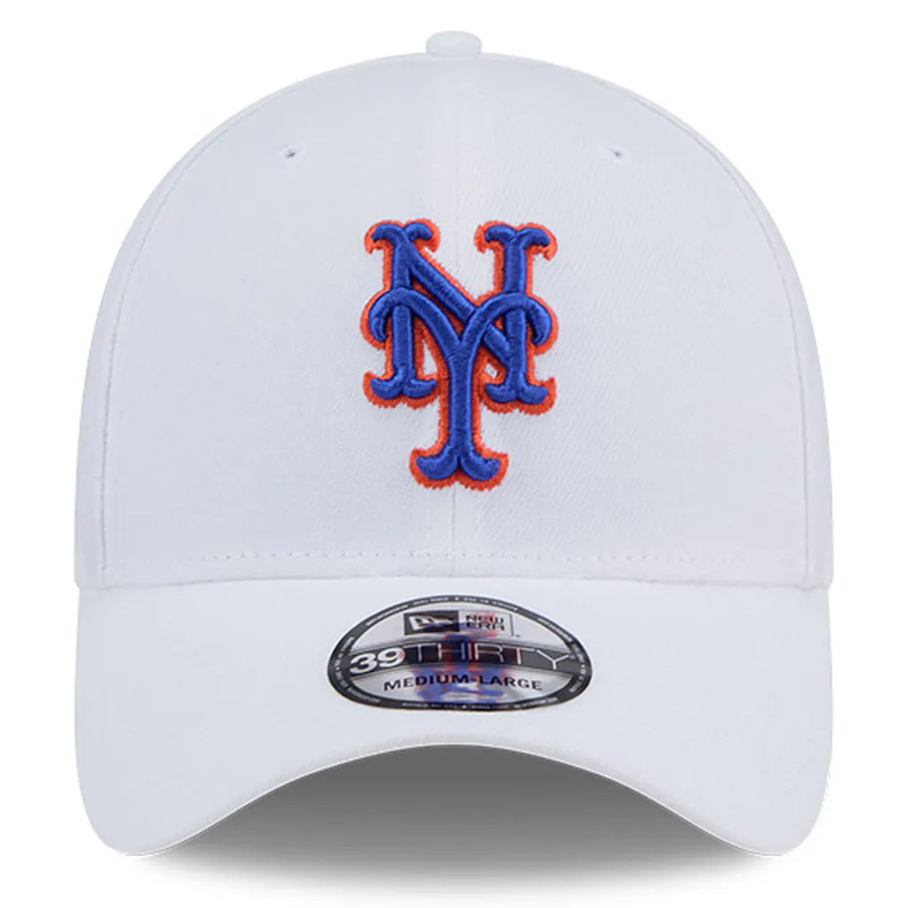 New York Mets New Era 39THIRTY Flex Hat - White