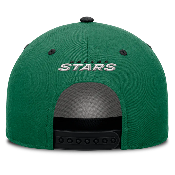 Dallas Stars Fanatics Fundamental Power Play A-Frame Adjustable Hat - Green/Black