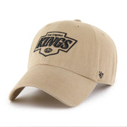 Los Angeles Kings '47 Logo Clean Up Adjustable Hat - Khaki Techwosell