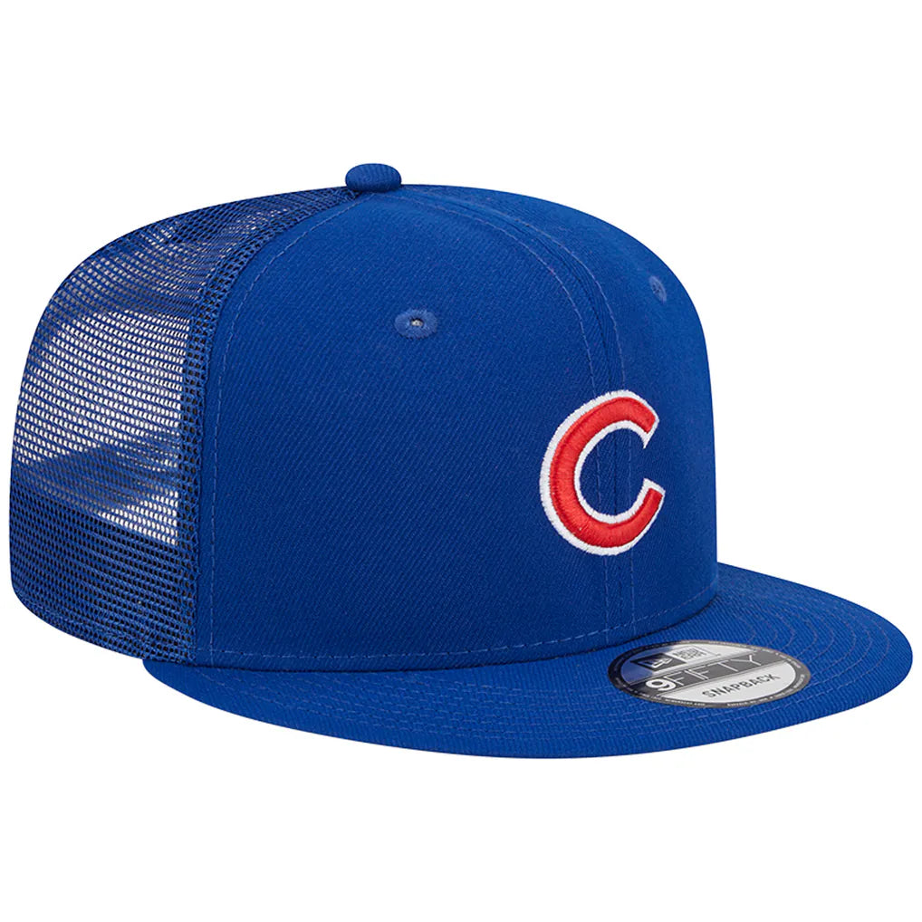 Chicago Cubs New Era Team Color Trucker 9FIFTY Snapback Hat - Royal