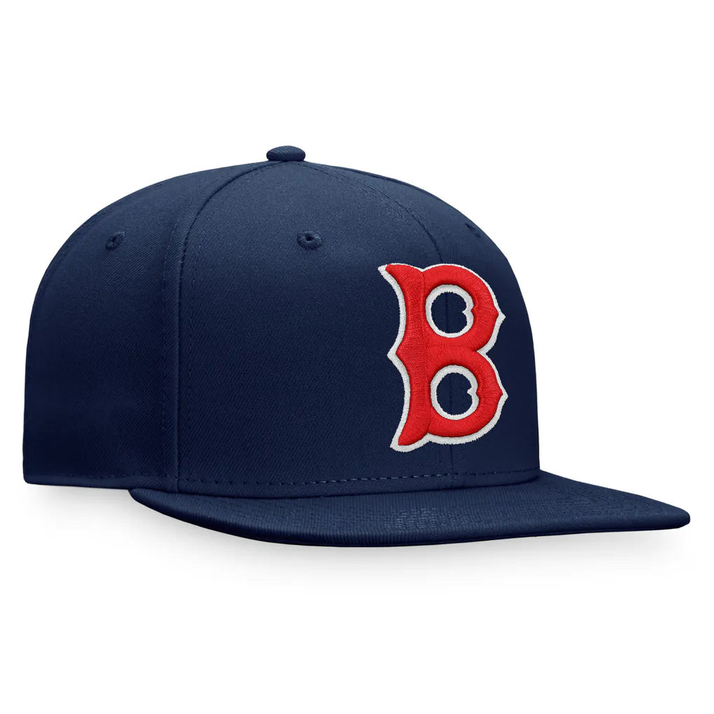 Boston Red Sox Fanatics Cooperstown Collection Core Snapback Hat - Navy