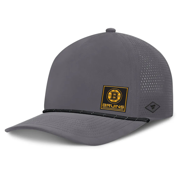 Boston Bruins Fanatics Captain Rope Adjustable Hat - Gray